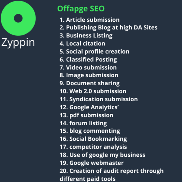 I Will Provide all SEO Services in Onapge,Offpage and Technical Seo 