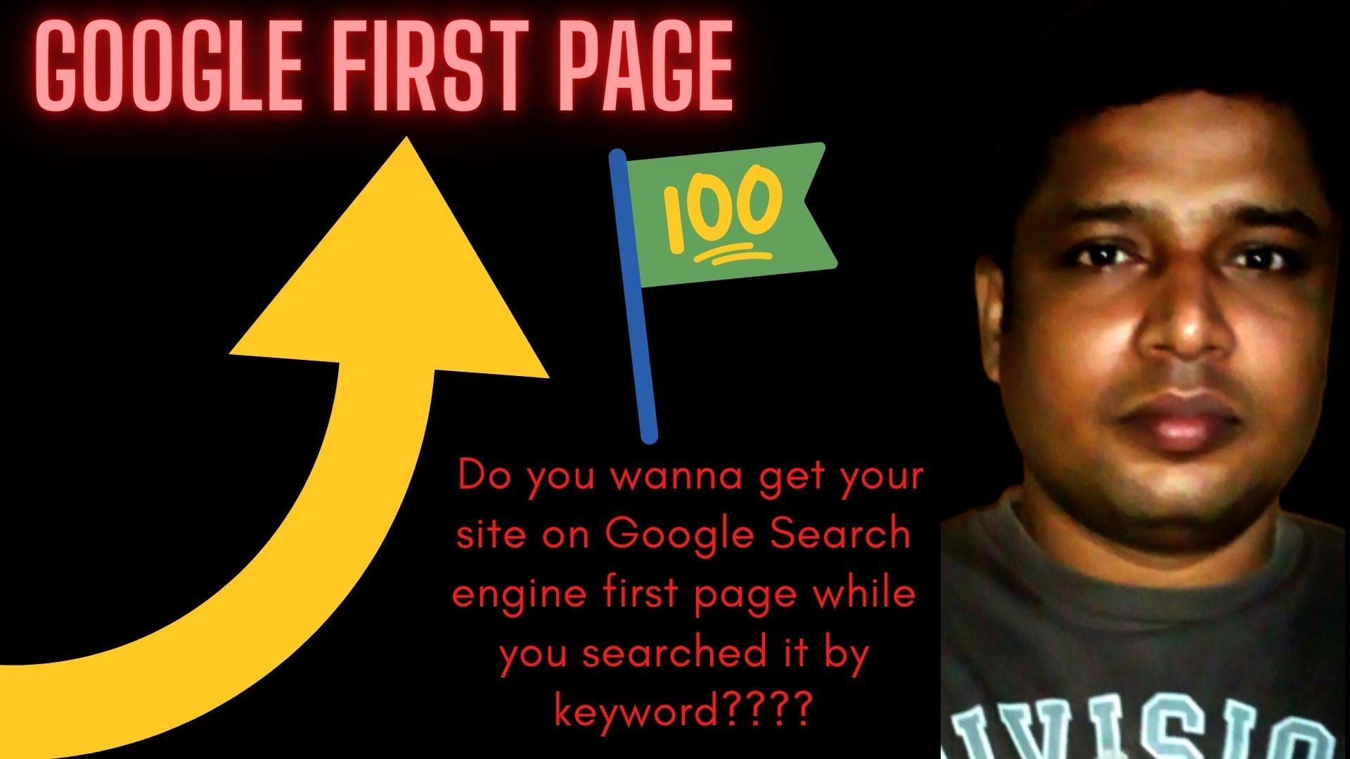 I will bring Google First Page to your site