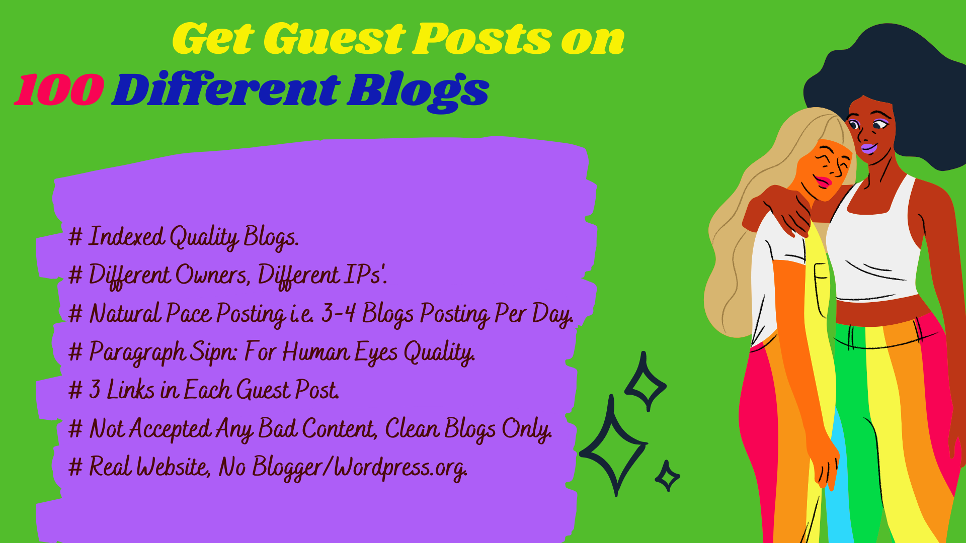 I will do 100 blog posts including 250 backlinks