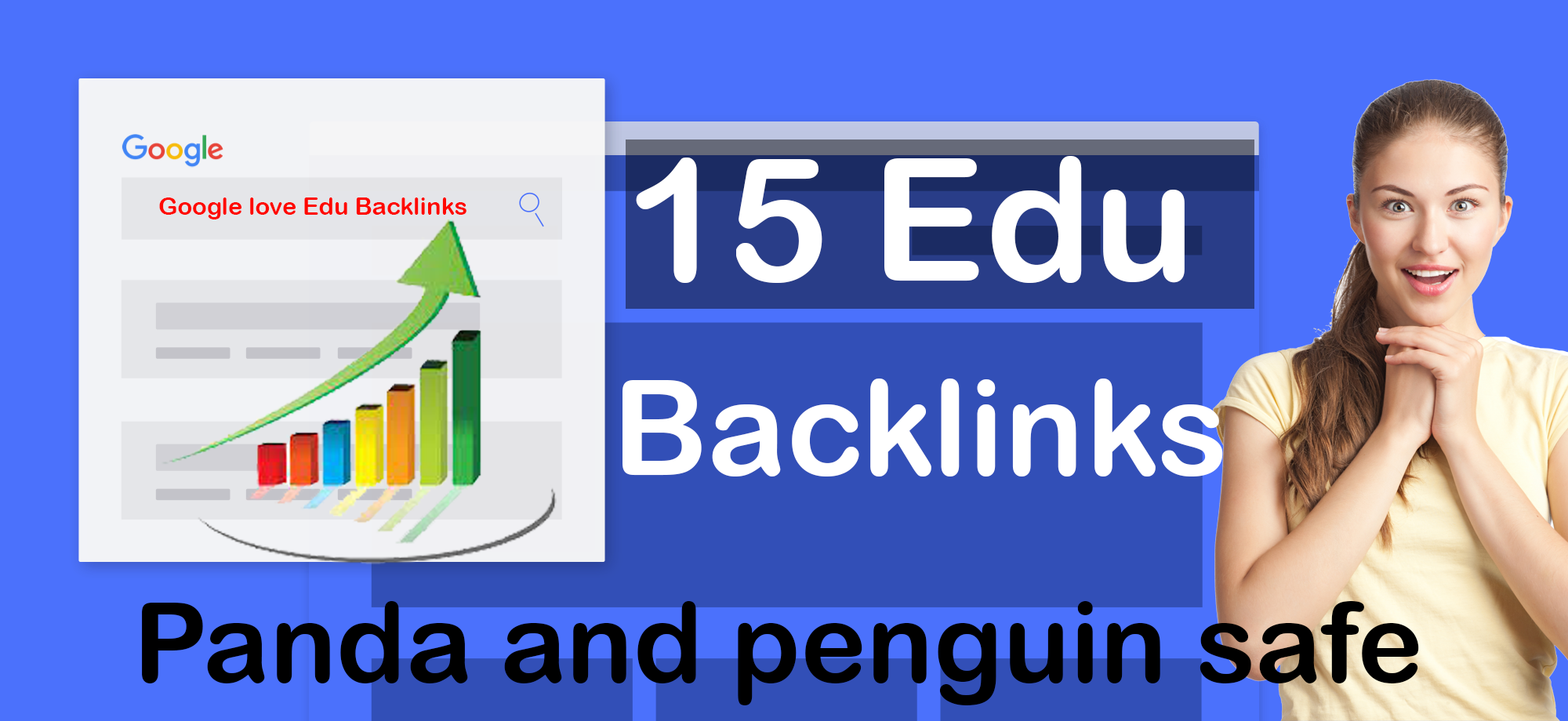 Manually 15 EDU-GOV Safe SEO High Quality Backlinks