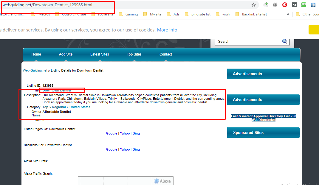 I will Create 50 Dofollow High domain authority directory submissions for Rank Website
