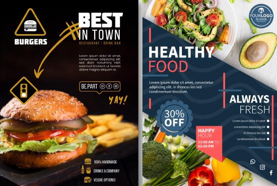 I will do any graphic design flyer, poster, postcard or any other graphics