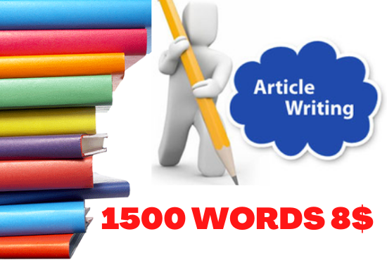 Get High-Quality 1500 Words SEO Optimized Unique Blog Writing , Article Writing and Web Writing 