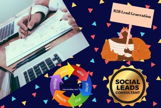 I will collect B2B company lead for you and your company