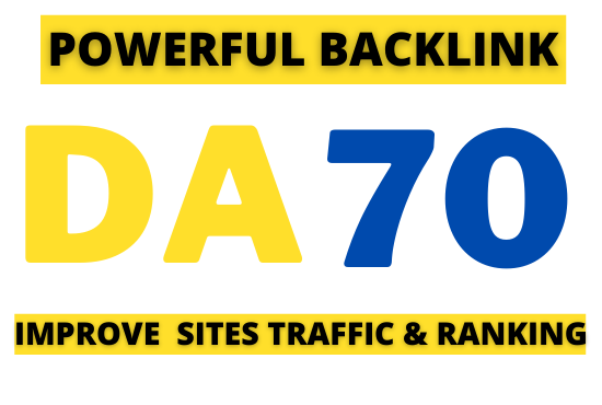 Get 30 powerful & 30 unique high authority sites dofollow backlink