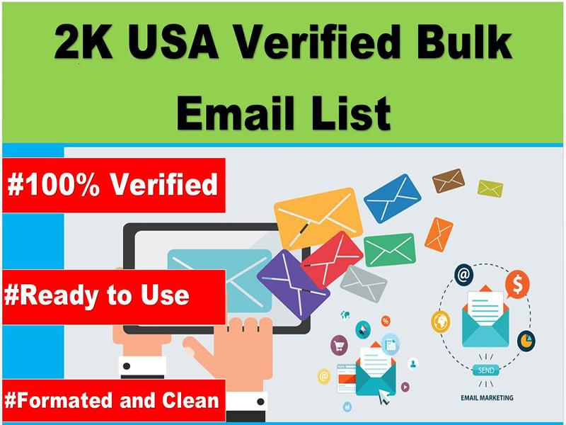 2K USA Verified Bulk Email List 