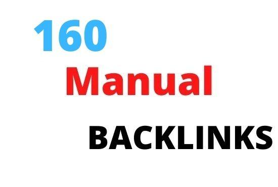 I will create manual seo dofollow backlinks for your website
