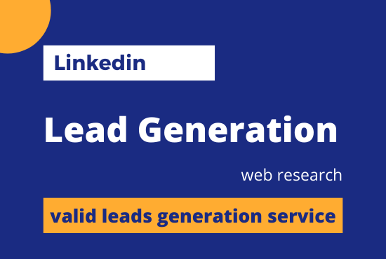 I will do b2b lead generation in Linkedin 