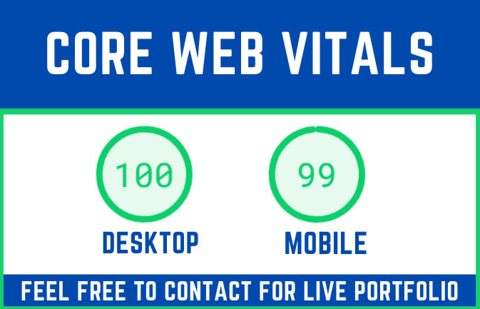I will fix core web vitals issues to optimize your website fcp lcp cls