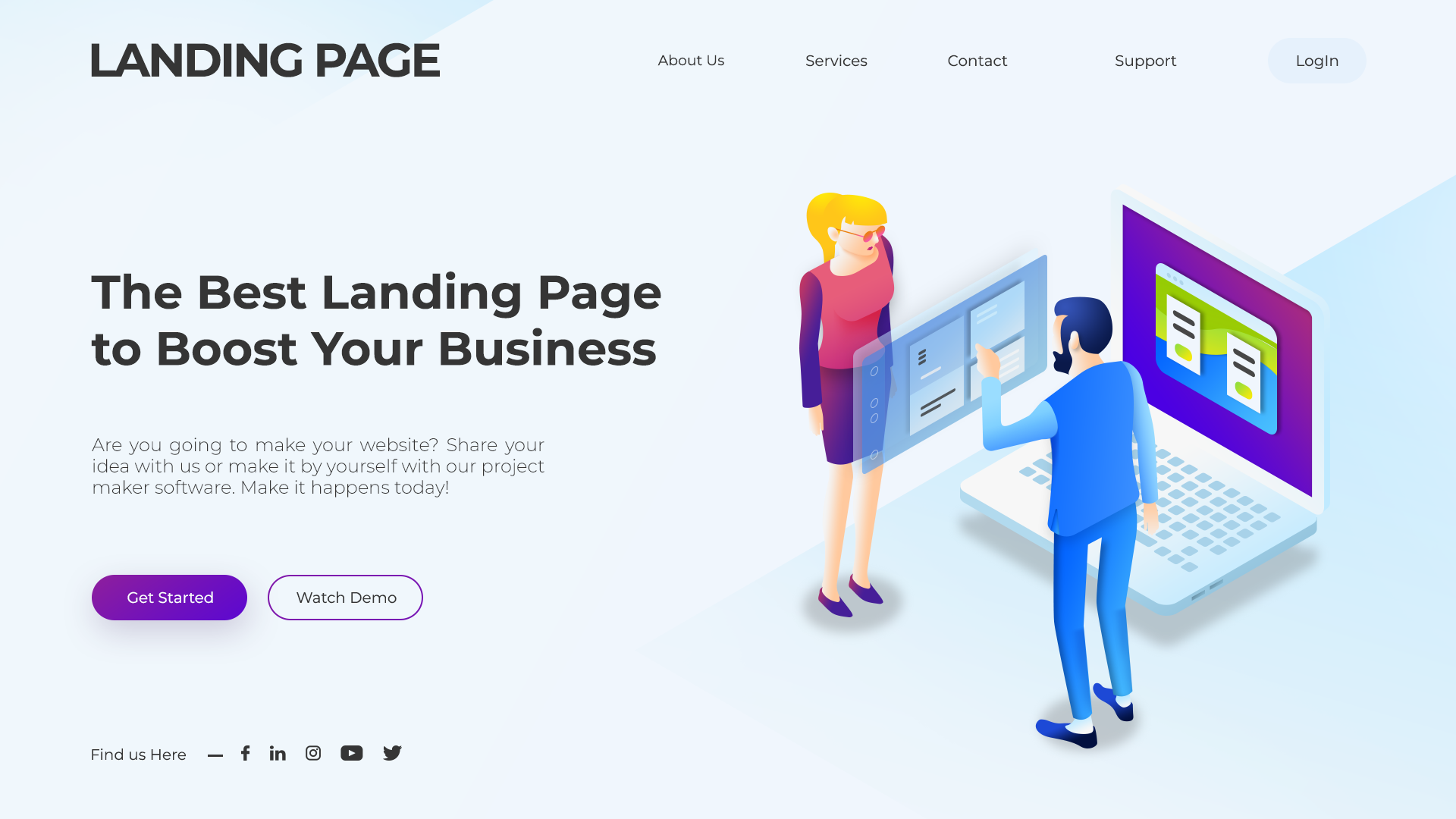 Create a DIVI WordPress website/landing page using divi