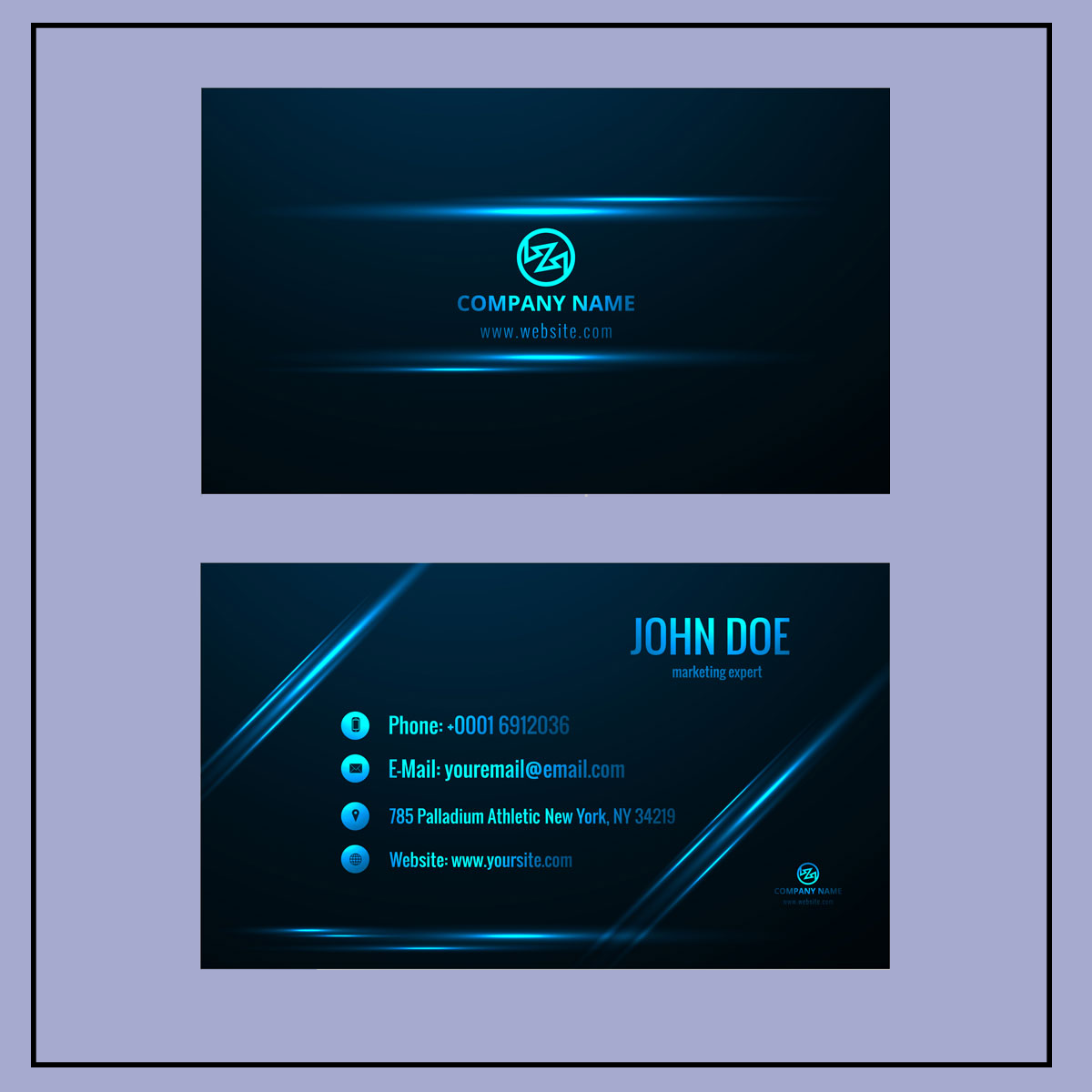 I will design professional business card for you