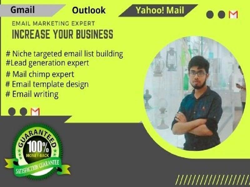 I will provide 1000 targeted verified email list and other email marketing services