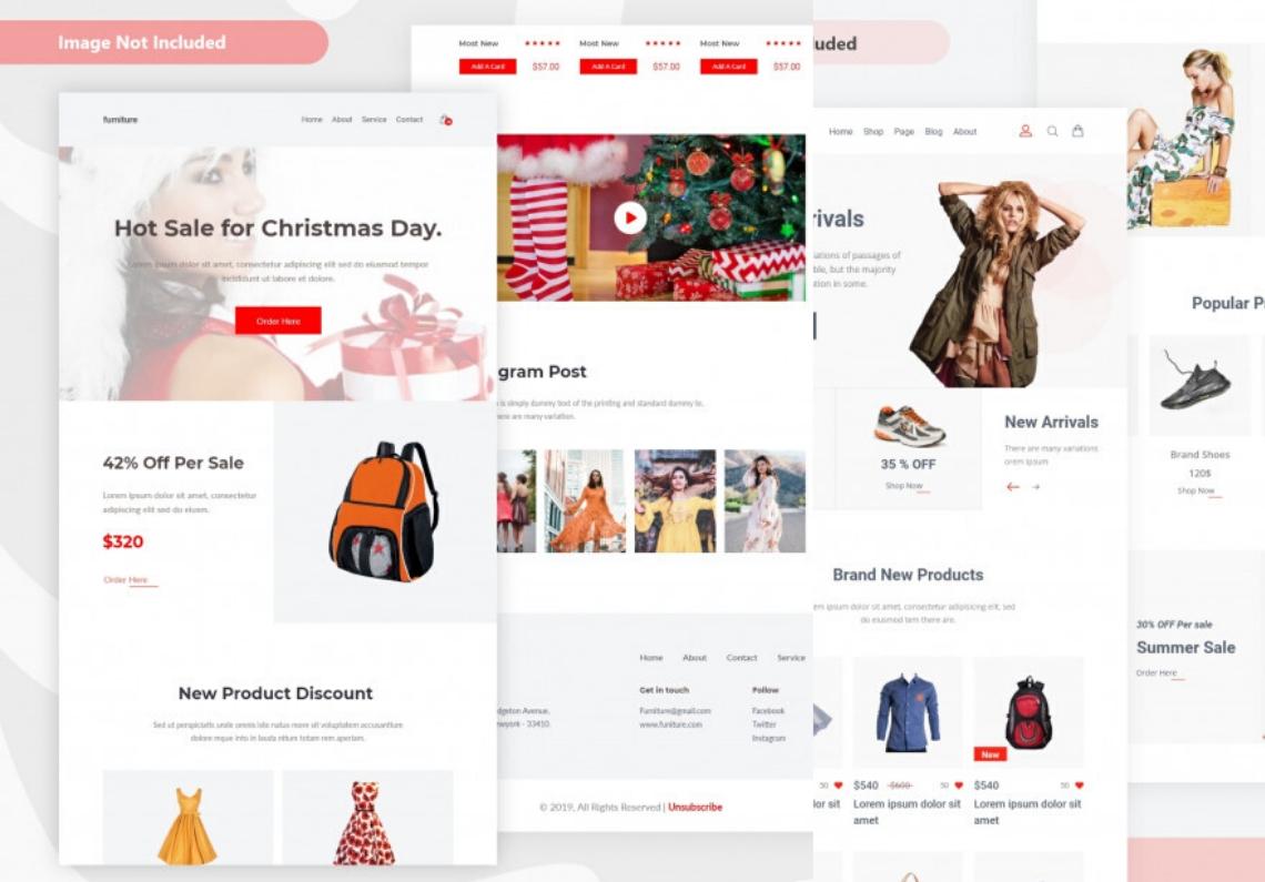I will design editable HTML or mailchimp newsletter template