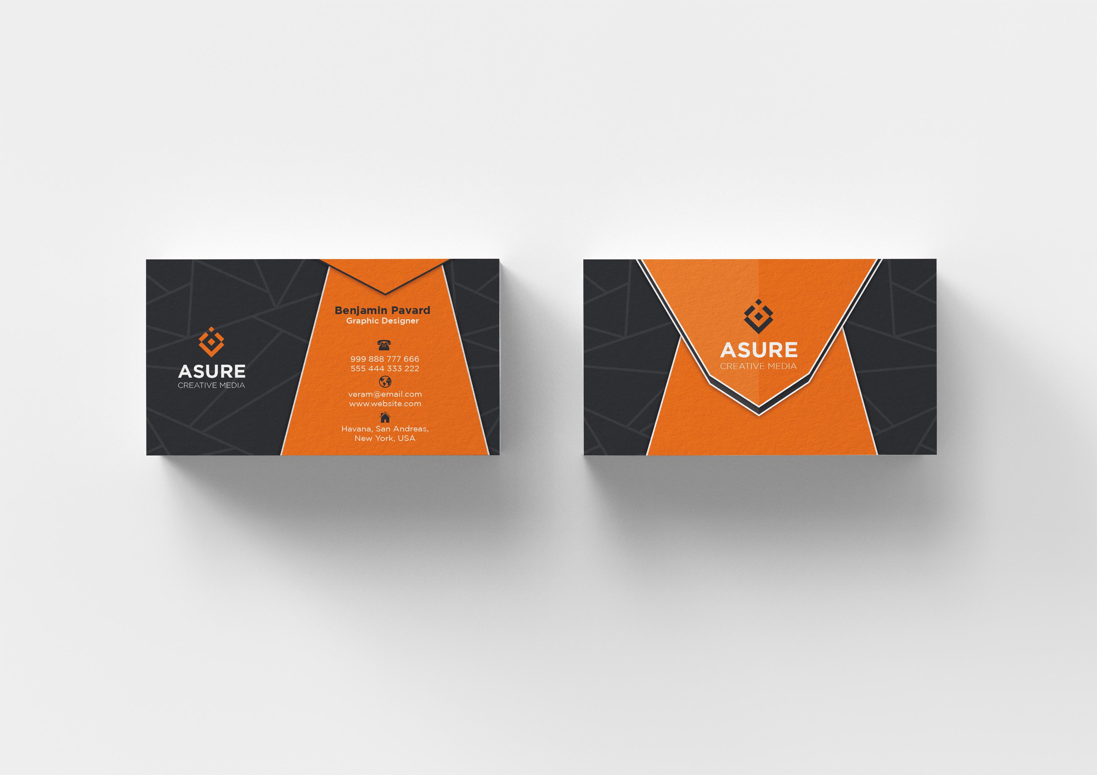 professional & unique business card design