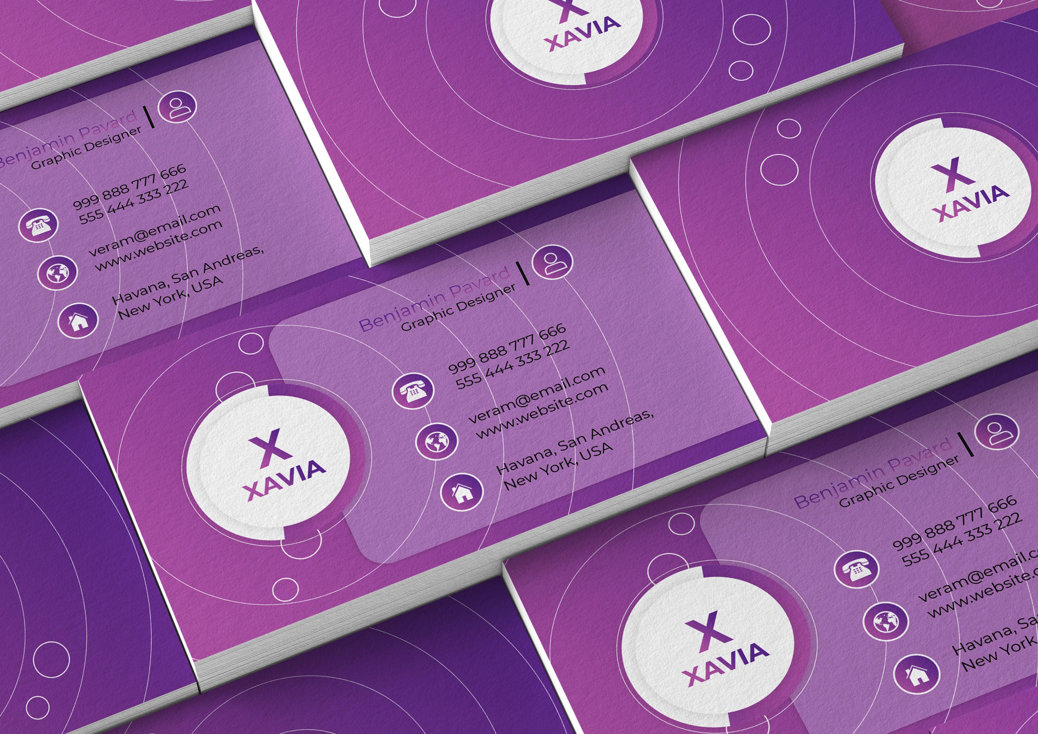 Unique professional business card design