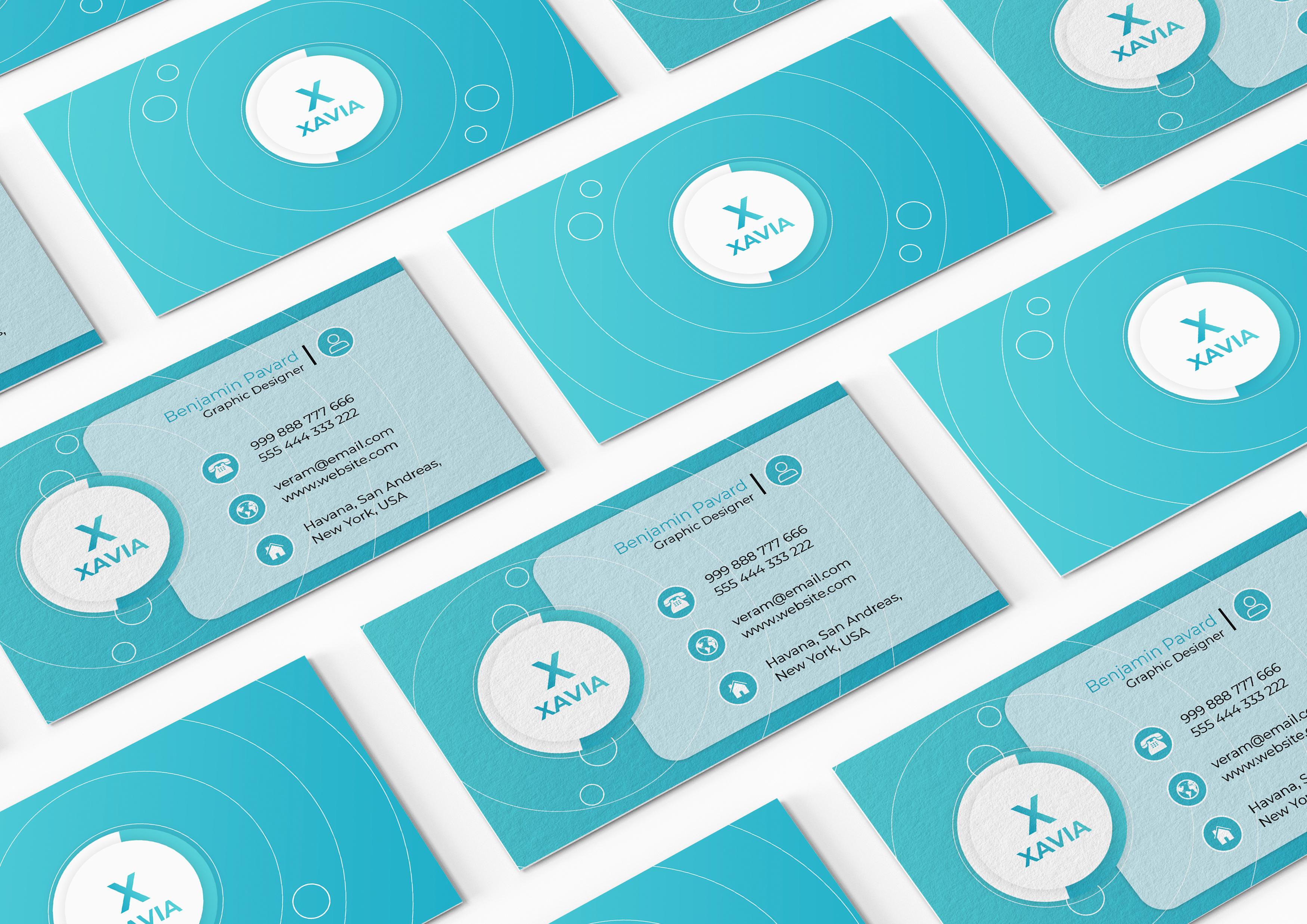 Unique professional business card design