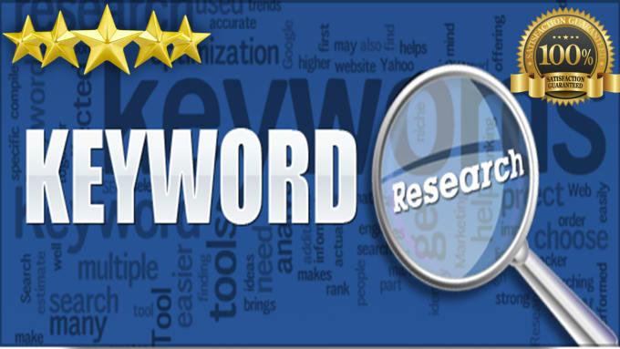 30 Targeted Keywords for Google and YouTube