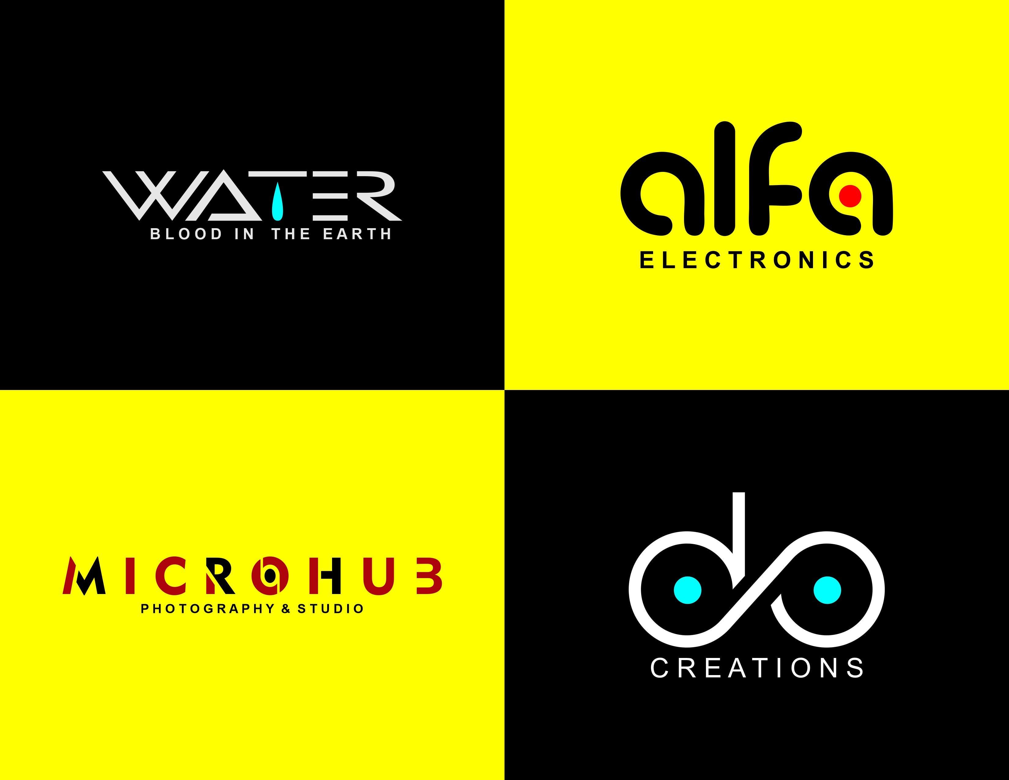 I will design minimalist business font logo design