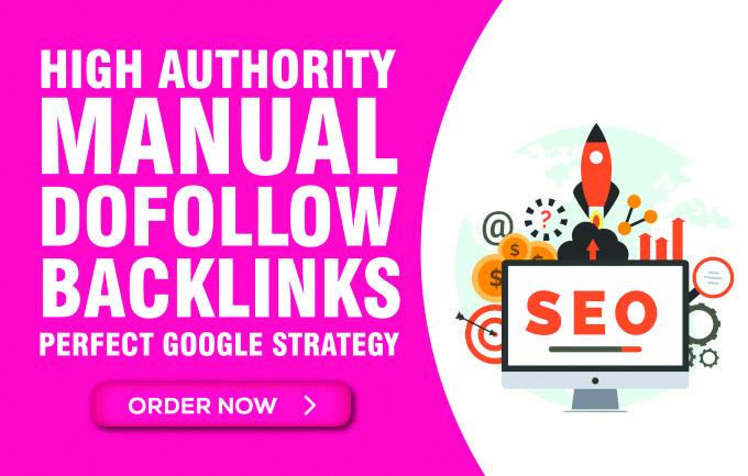 I will build premium high authority dofollow backlinks for google seo ranking