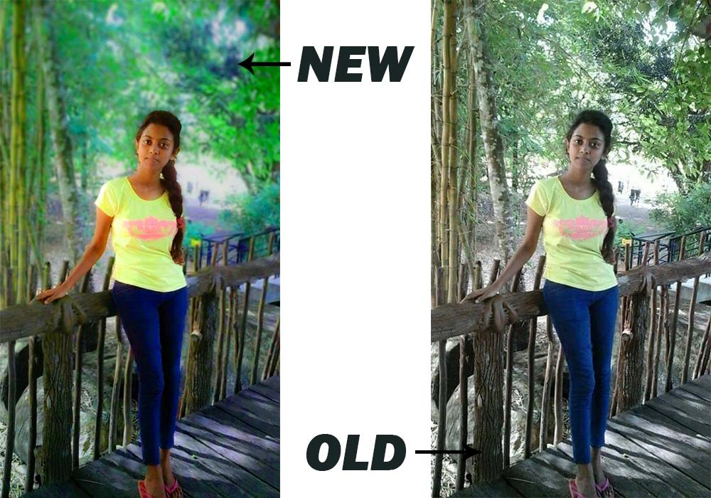 Mobile photos convert to DSLR photo (Photo Editing)