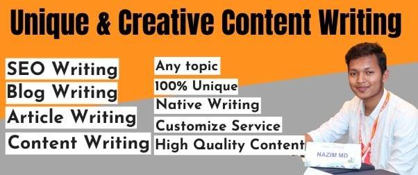 I will write 500 word unique niche related SEO optimized article, content for your business.