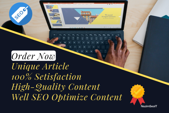 I will write 500 word unique niche related SEO optimized article, content for your business.
