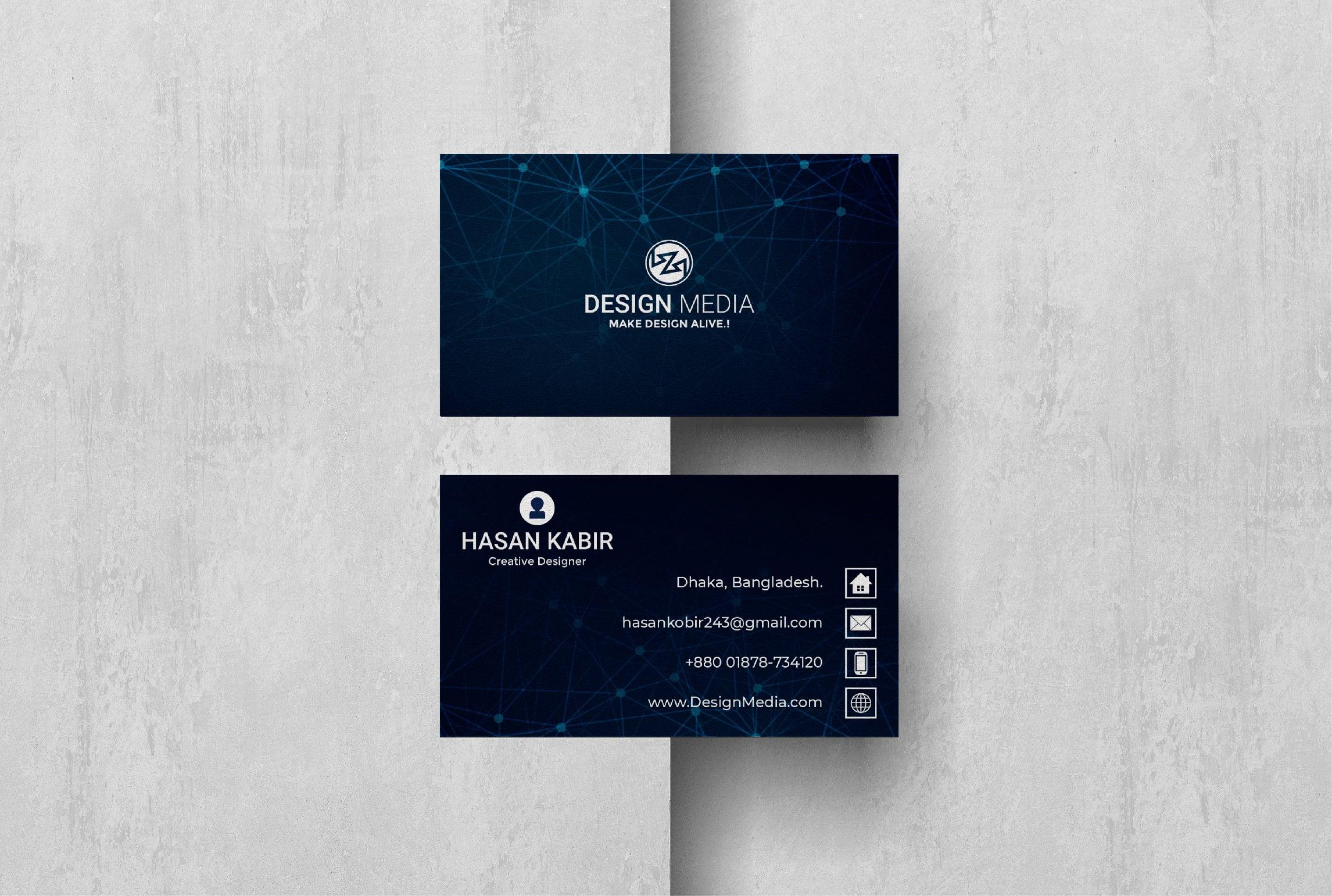 I Will Design Professional Business Card in 24 Hours