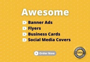 I will design amazing Banner Ads or Redesign