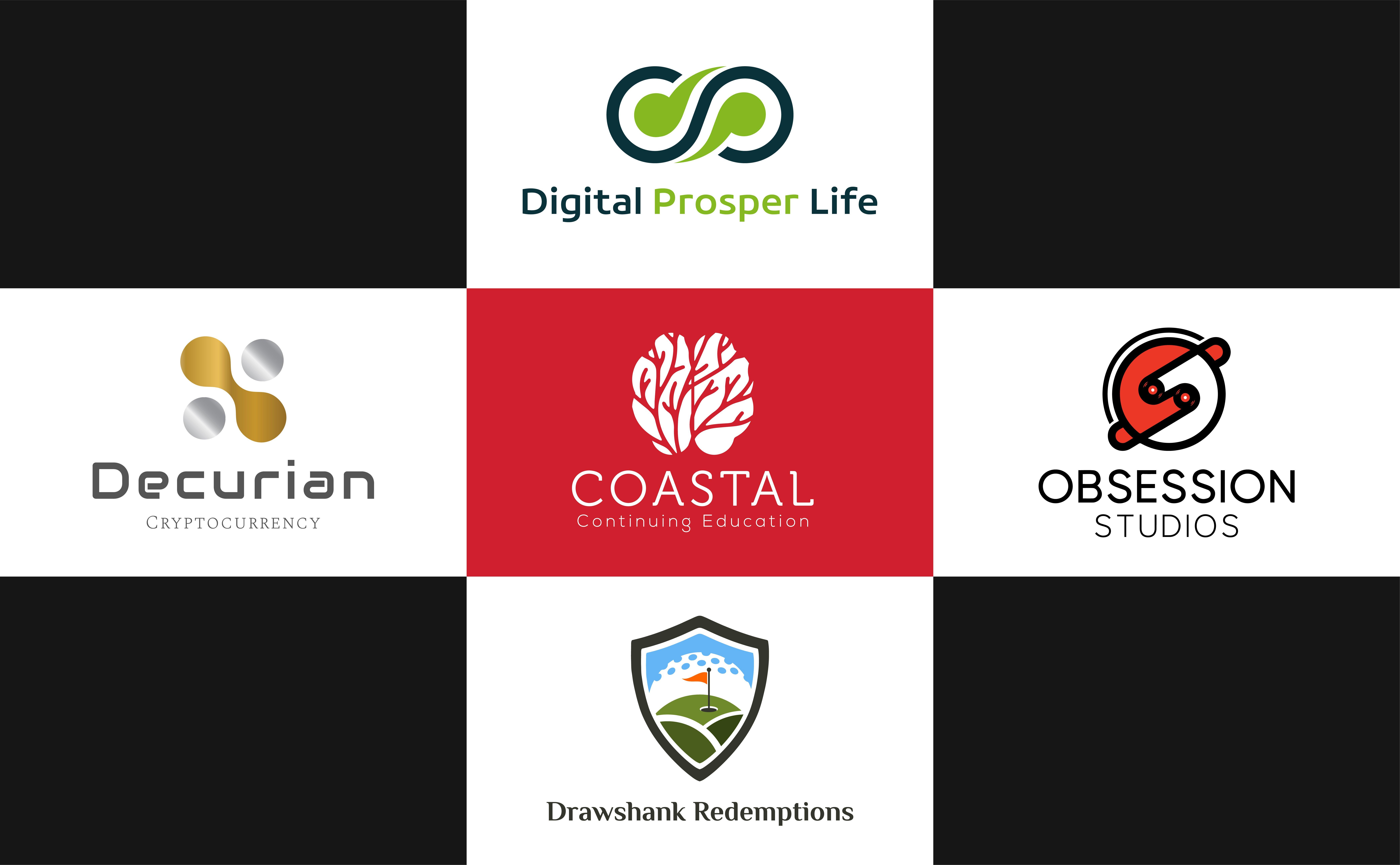 I will make modern minimalist business logo design