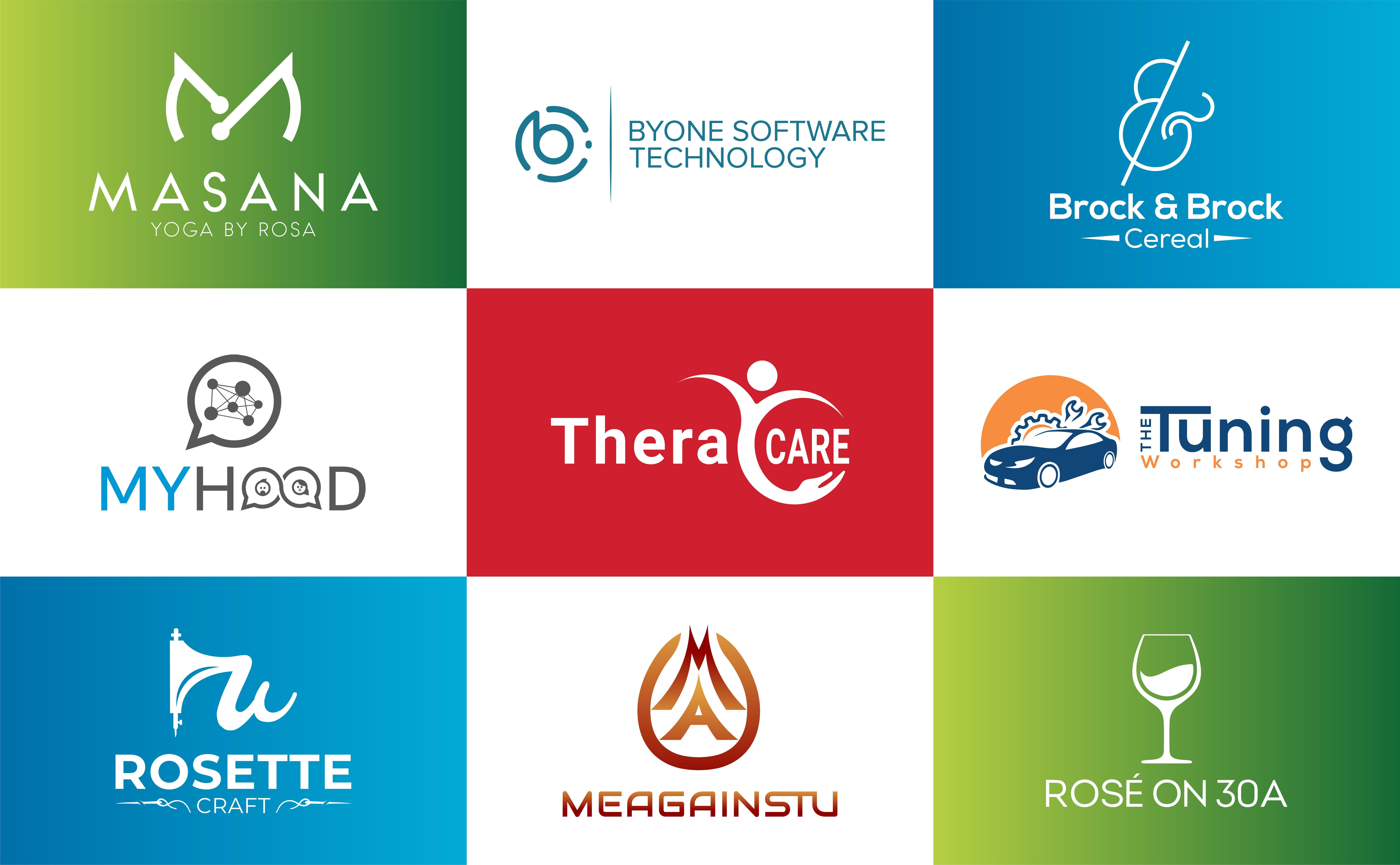 I will make modern minimalist business logo design