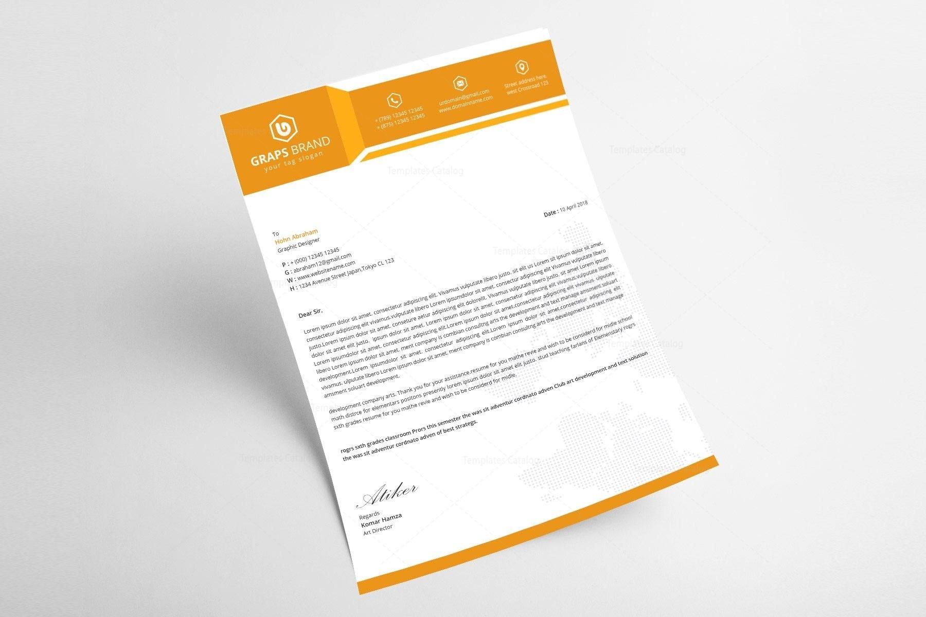 I will design editable custom professional business letterhead in word template
