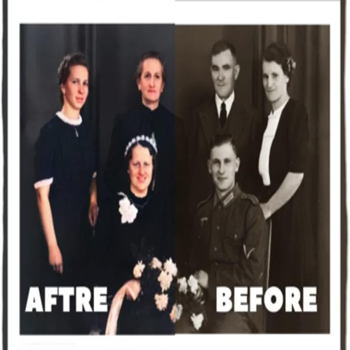 I colorize your black and white 5 photo