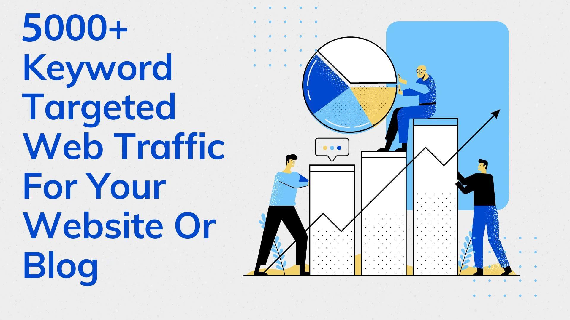  5000+ Keyword Targeted Web Traffic For Your Website Or Blog