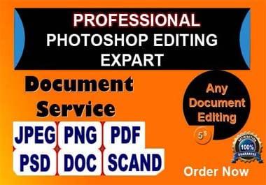 I Will Do Professional Photoshop Document Editing and Image Background Removal