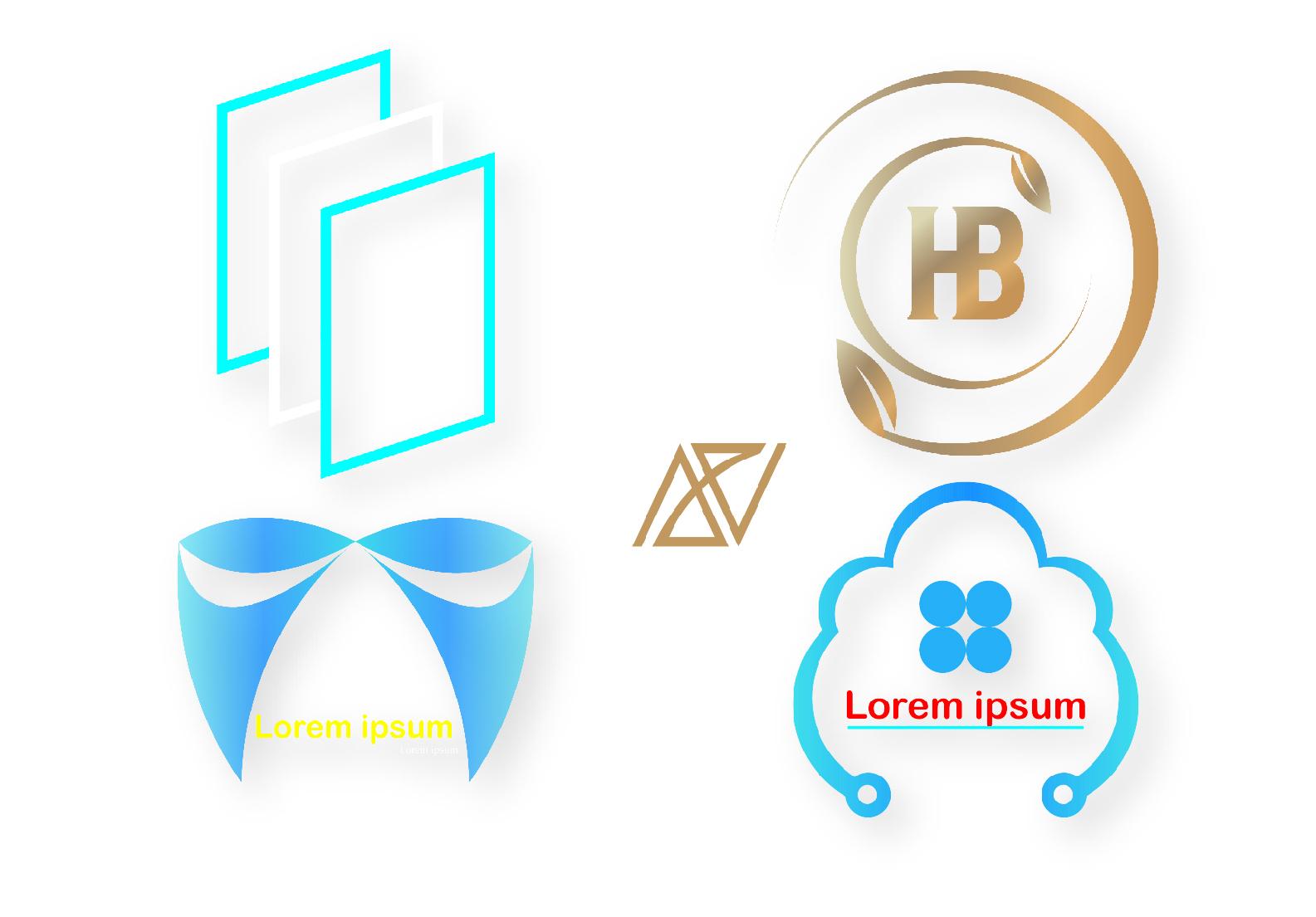 I will create modern minimalist and watermark logo for you