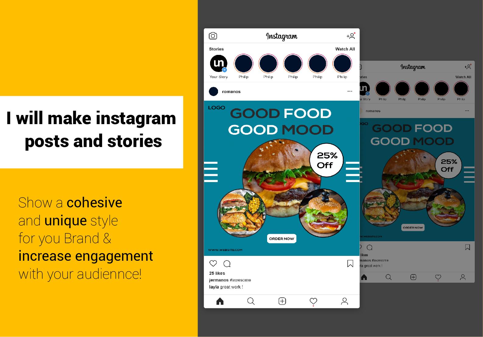 I will do 10 creative Instagram post or social media design