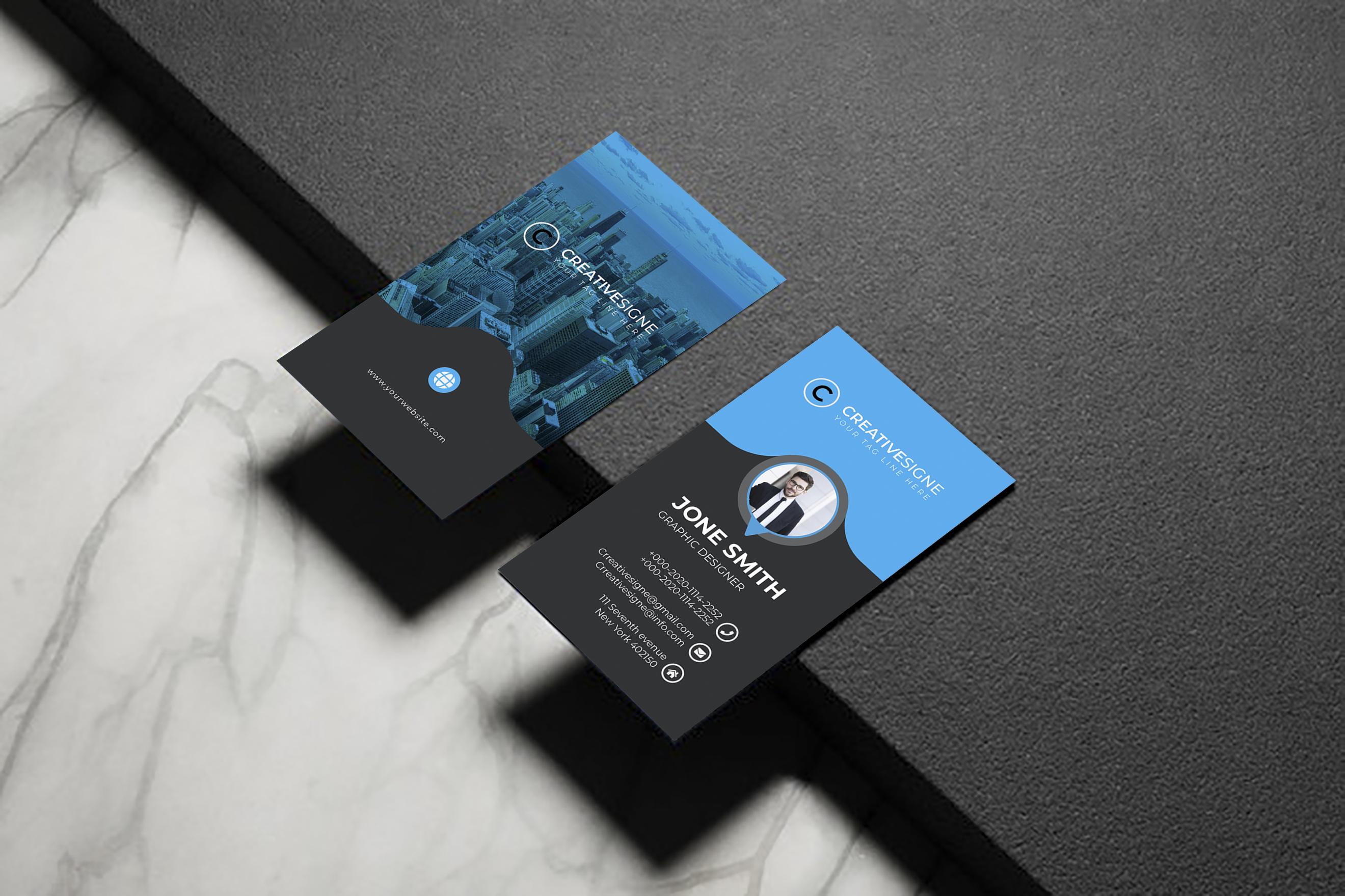 I will do creative business card design in 24H
