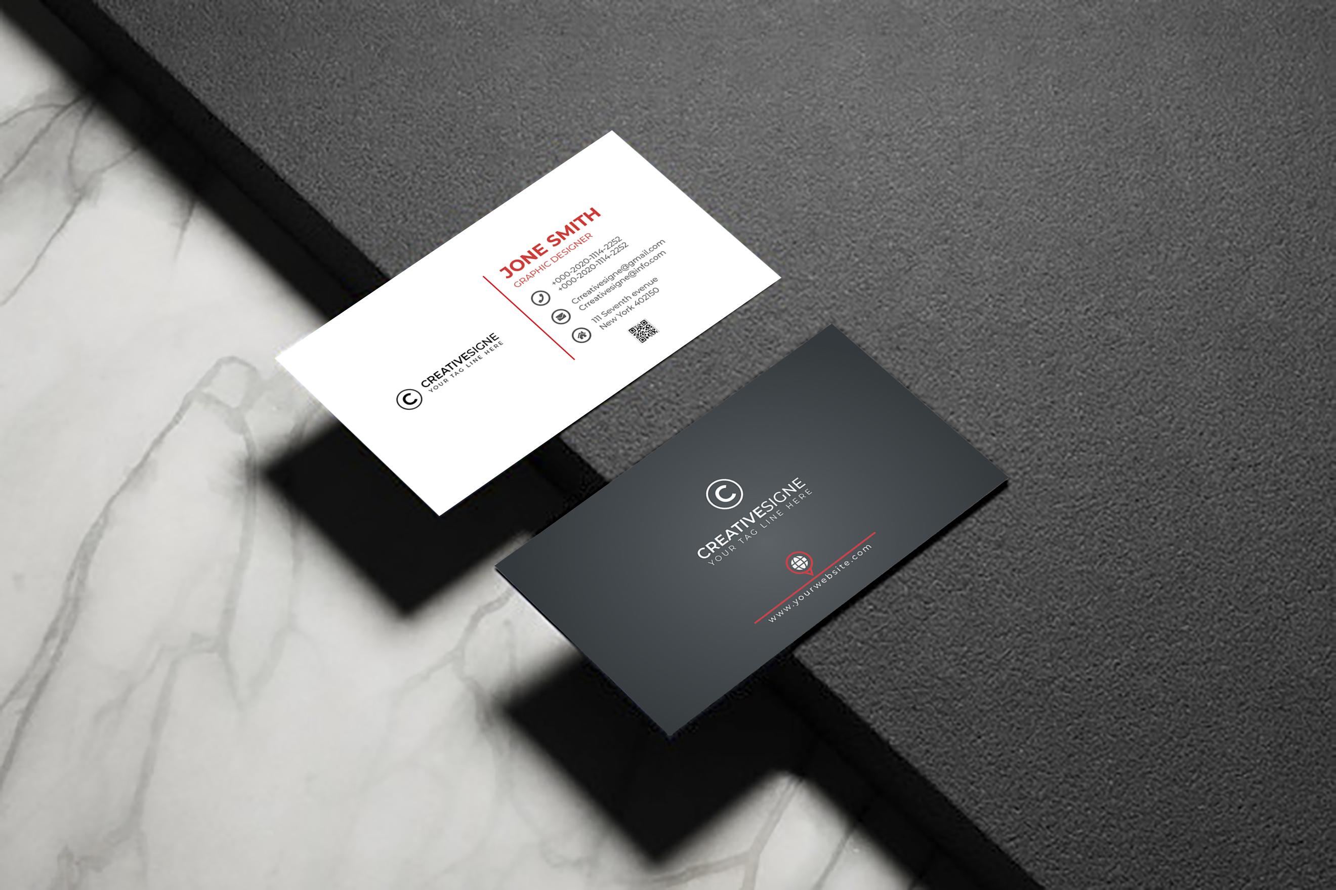 I will do creative business card design in 24H
