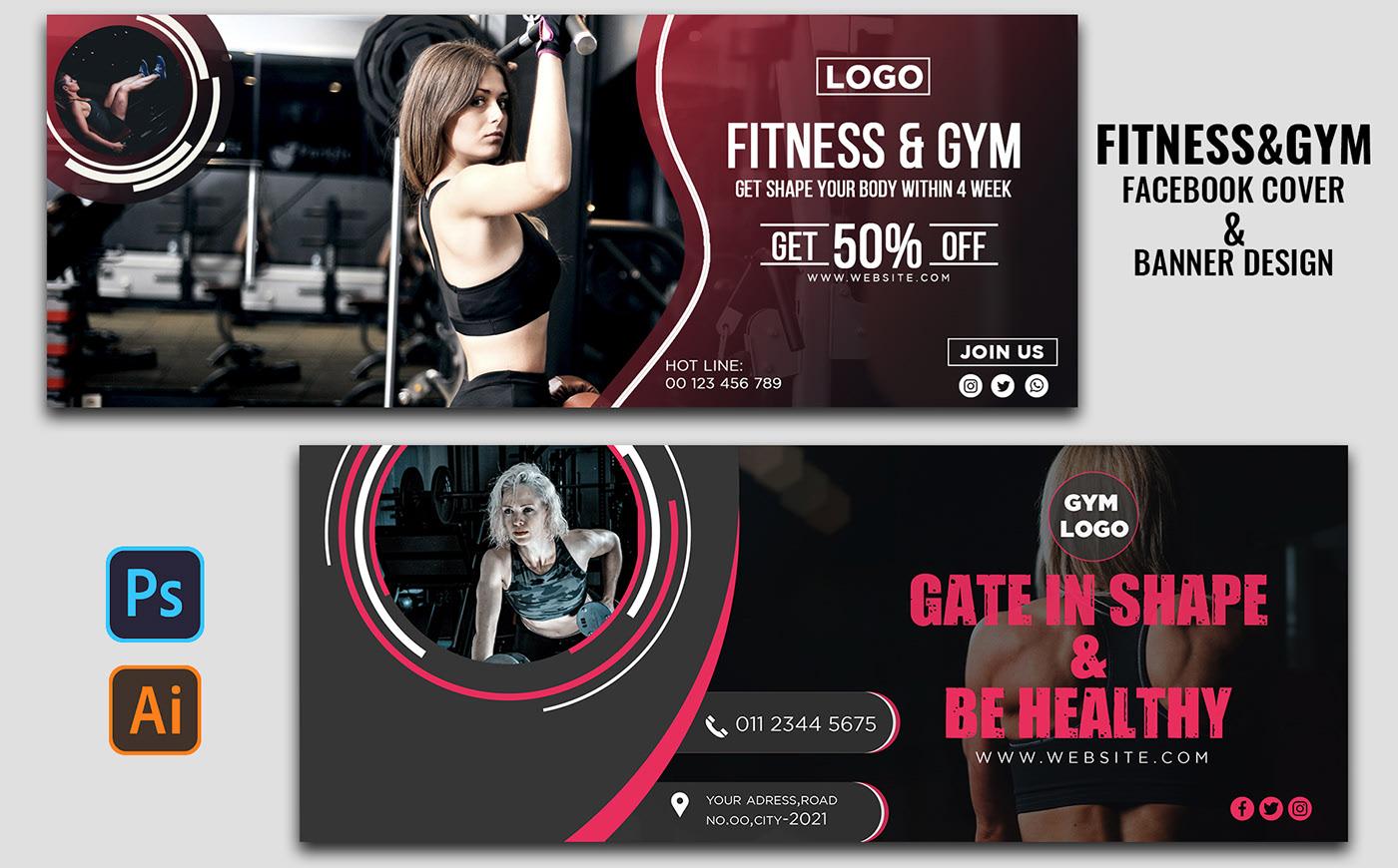 Amazing 2 unique Social Media Banner design