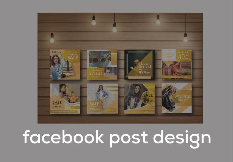 I will design 10 stunning facebook post design 