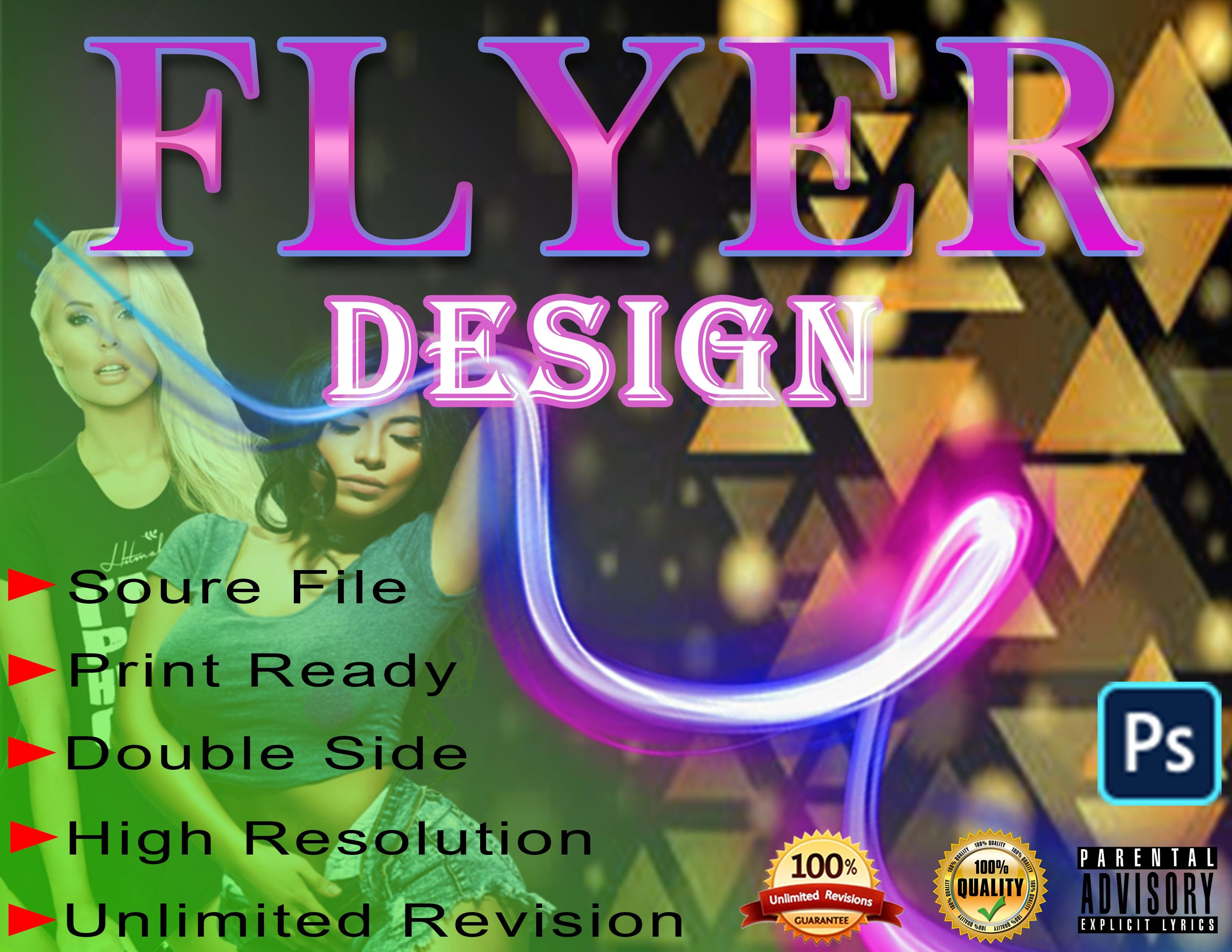 I Will Do Creative Flyer,Poster and brochure