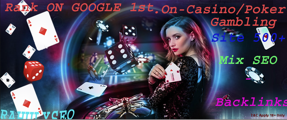 BOOST RANK 500+ Casino, Poker, Gambling High Quality PBN Anul Backlinks on high authority sites 
