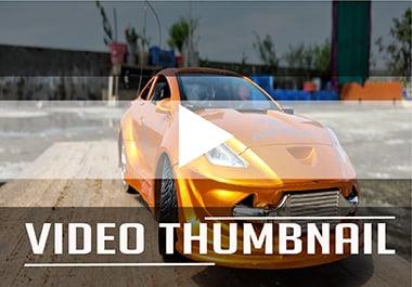 I will do an eye-catching thumbnail for your any video