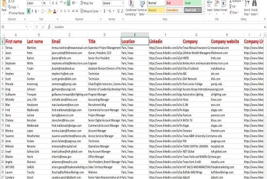 I will do b2b lead generation for target industry and target location
