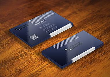 I will design attractive business card with print ready file