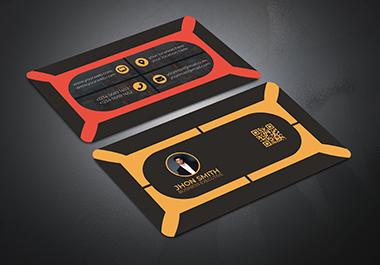 I will design attractive business card with print ready file