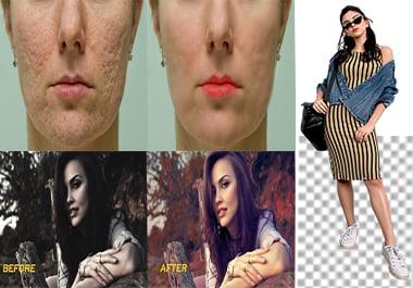 I will do photo editing, photo retouching,photoshop editing within 24 hour.