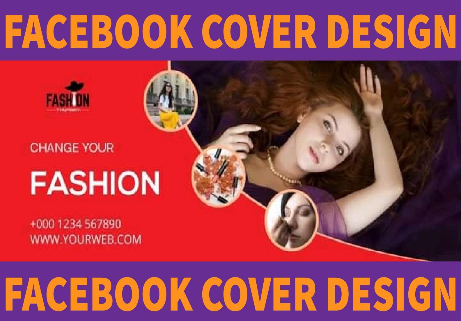 I will design facebook cover, art, web banner, logo design