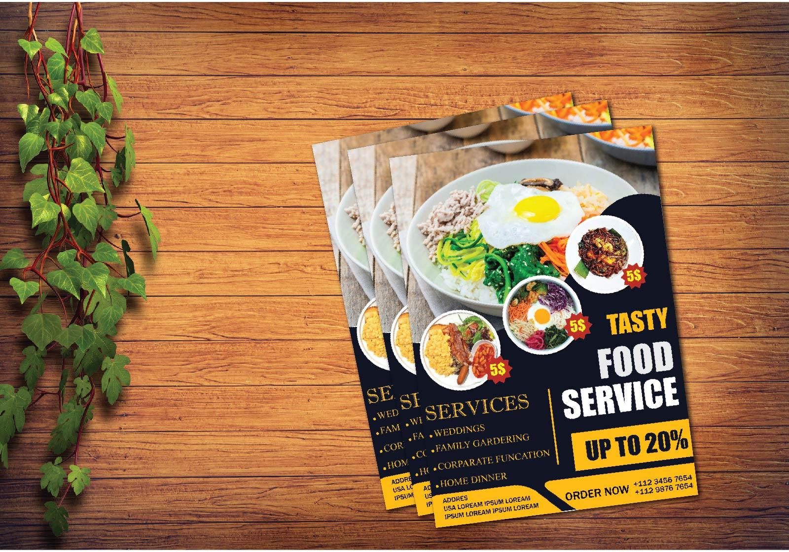 I will design flyer,poster or resturant menu