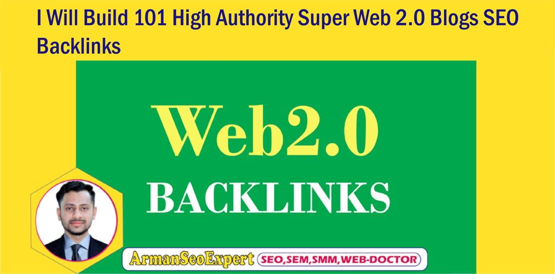I Will Build 101 High Authority Super Web 2 0 Blogs SEO Backlinks